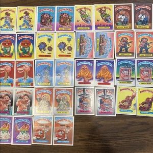 Vintage Garbage Pail Kids Trading Cards/Stickers Series 4 Full Complete Set